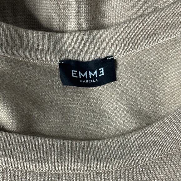 EMME Marella Half Sleeve Sweater Beige Size Medium - Picture 6 of 7